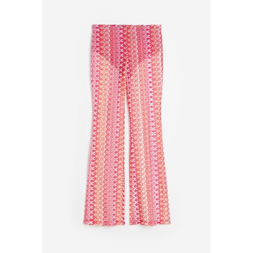 H & M - Rozszerzane legginsy - Różowy ze sklepu H&M w kategorii Spodnie damskie - zdjęcie 172616029