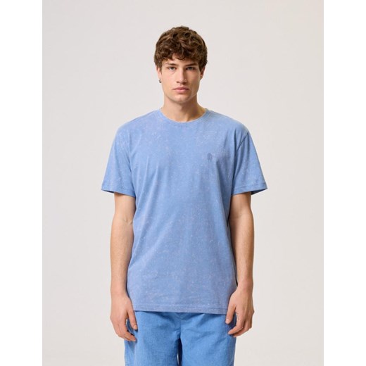 Koszulka CLTN T 1124 Niebieski S ze sklepu Diverse w kategorii T-shirty męskie - zdjęcie 172616857