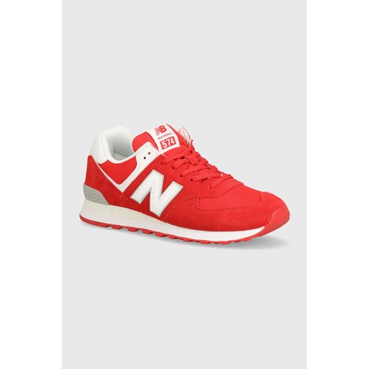 New Balance sneakersy 574 kolor czerwony U574GEE ze sklepu PRM w kategorii Buty sportowe męskie - zdjęcie 172617435