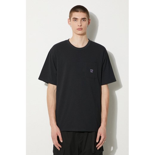 Needles t-shirt S/S Crew Neck Tee męski kolor czarny gładki OT262 ze sklepu PRM w kategorii T-shirty męskie - zdjęcie 172617675