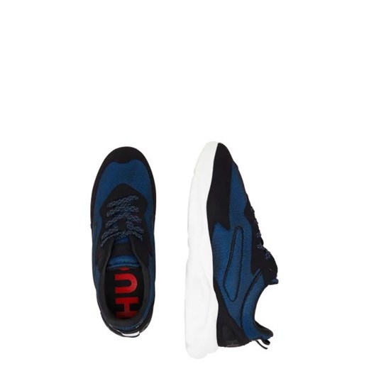 Buty sportowe męskie granatowe Hugo Boss z tworzywa sztucznego jesienne