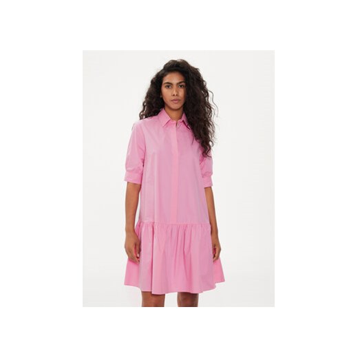Marella Sukienka koszulowa Ebert 2413221402 Różowy Regular Fit ze sklepu MODIVO w kategorii Sukienki - zdjęcie 172618719