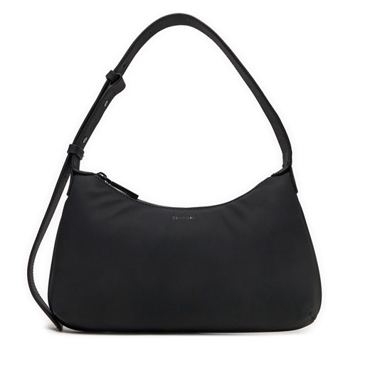 Torebka Calvin Klein Calvin Soft Shoulder Bag K60K612156 Czarny ze sklepu eobuwie.pl w kategorii Listonoszki - zdjęcie 172619379