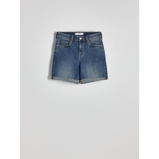 Reserved - Szorty jeansowe - granatowy ze sklepu Reserved w kategorii Szorty - zdjęcie 172620329