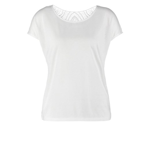 Vero Moda VMVERDE Tshirt basic snow white zalando  abstrakcyjne wzory