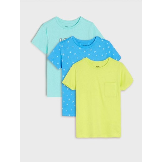 Sinsay - Koszulki 3 pack - wielobarwny ze sklepu Sinsay w kategorii T-shirty chłopięce - zdjęcie 172621259