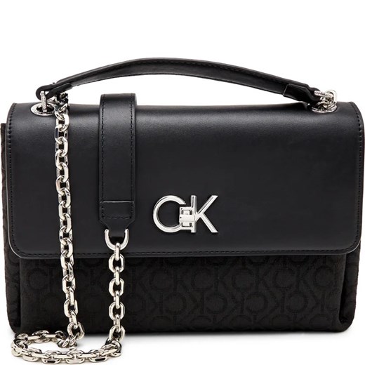 Listonoszka Calvin Klein średnia matowa elegancka