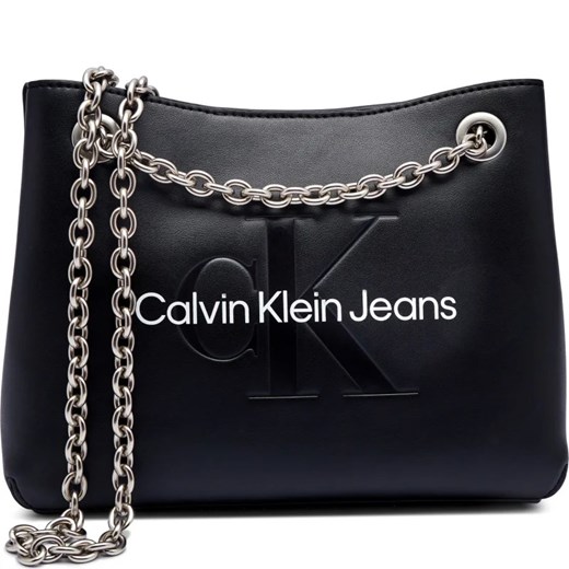 Listonoszka Calvin Klein matowa ze skóry ekologicznej