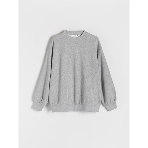Reserved - Bawełniana bluza - jasnoszary ze sklepu Reserved w kategorii Bluzy ciążowe - zdjęcie 172623706