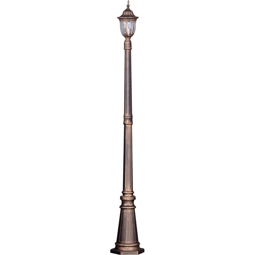 Czarno-złota wysoka latarnia ogrodowa - S319-Hadson Lumes One Size Edinos.pl