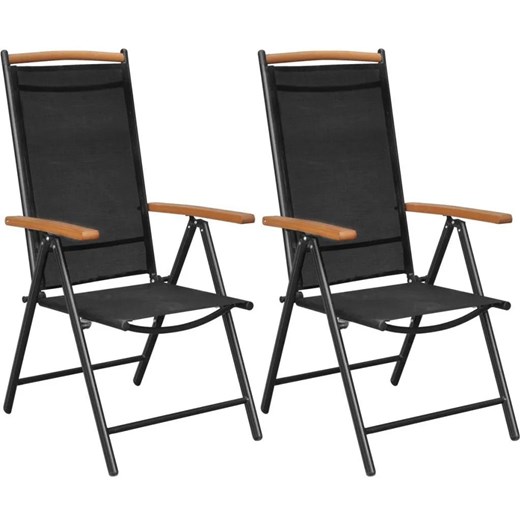 Składane krzesła ogrodowe Amareto 2 szt. ze sklepu Edinos.pl w kategorii Krzesła ogrodowe - zdjęcie 172624775
