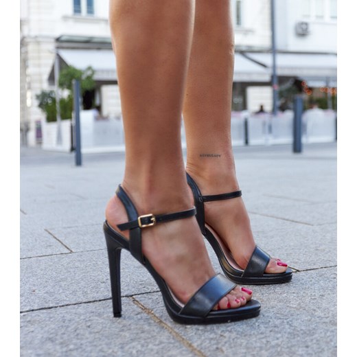 Wysokie sandały na szpilce Dafnie ze sklepu gemre w kategorii Sandały damskie - zdjęcie 172624998