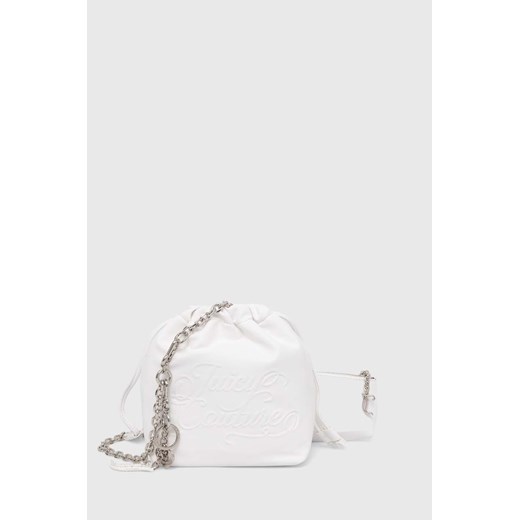 Juicy Couture torebka kolor biały BEJBD5484WVP ze sklepu ANSWEAR.com w kategorii Torebki worki - zdjęcie 172625618