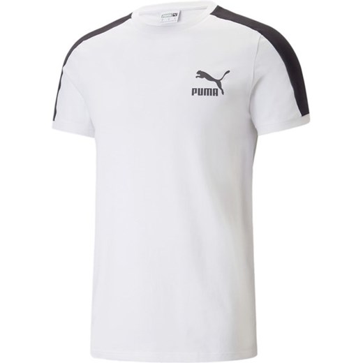 T-shirt męski Puma biały z krótkim rękawem
