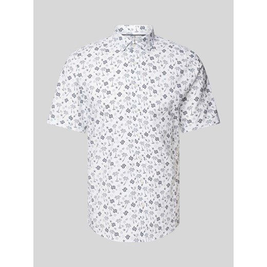 Koszula biznesowa o kroju casual fit z rękawem o dł. 1/2 ze sklepu Peek&Cloppenburg  w kategorii Koszule męskie - zdjęcie 172626428