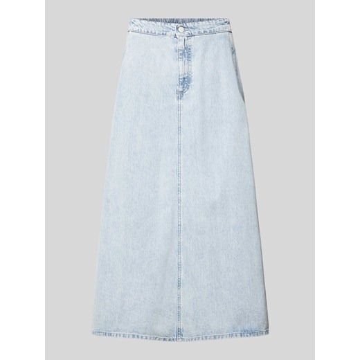 Spódnica jeansowa z ozdobnym szwem ze sklepu Peek&Cloppenburg  w kategorii Spódnice - zdjęcie 172626505
