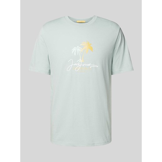 T-shirt z nadrukiem z logo model ‘CYRUS’ ze sklepu Peek&Cloppenburg  w kategorii T-shirty męskie - zdjęcie 172626548