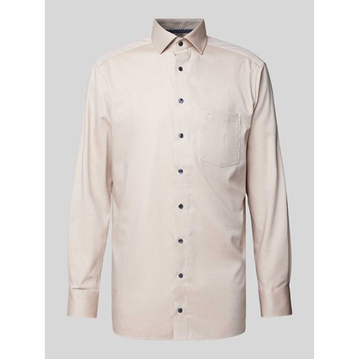 Koszula biznesowa o kroju Modern Fit z kołnierzykiem typu kent ze sklepu Peek&Cloppenburg  w kategorii Koszule męskie - zdjęcie 172626549