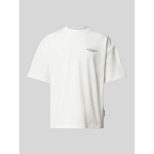 T-shirt z nadrukiem z logo ze sklepu Peek&Cloppenburg  w kategorii T-shirty męskie - zdjęcie 172626625
