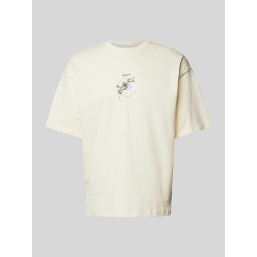 T-shirt o kroju oversized z nadrukiem z logo ze sklepu Peek&Cloppenburg  w kategorii T-shirty męskie - zdjęcie 172626636