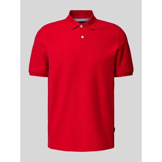 Koszulka polo w jednolitym kolorze ze sklepu Peek&Cloppenburg  w kategorii T-shirty męskie - zdjęcie 172626725