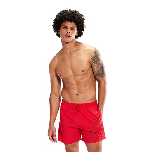 Speedo Szort kąpielowe "Hyperboom" w kolorze czerwonym Speedo S promocja Limango Polska