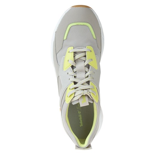 Buty sportowe damskie Timberland sneakersy beżowe na wiosnę sznurowane z tkaniny 