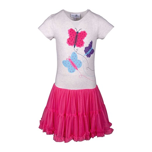happy girls by Eisend Sukienka w kolorze jasnoróżowo-różowym ze sklepu Limango Polska w kategorii Sukienki dziewczęce - zdjęcie 172627497