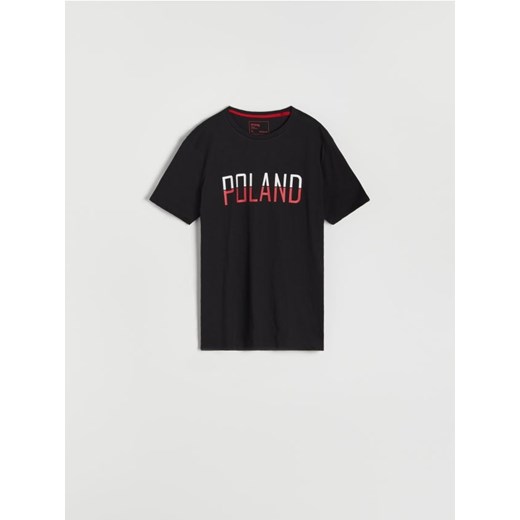 Sinsay - Koszulka Polska - czarny ze sklepu Sinsay w kategorii T-shirty męskie - zdjęcie 172628436