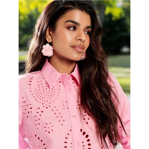 Sinsay - Koszula - różowy ze sklepu Sinsay w kategorii Koszule damskie - zdjęcie 172628478