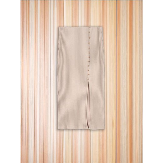 Sinsay - Spódnica - kremowy ze sklepu Sinsay w kategorii Spódnice - zdjęcie 172628487