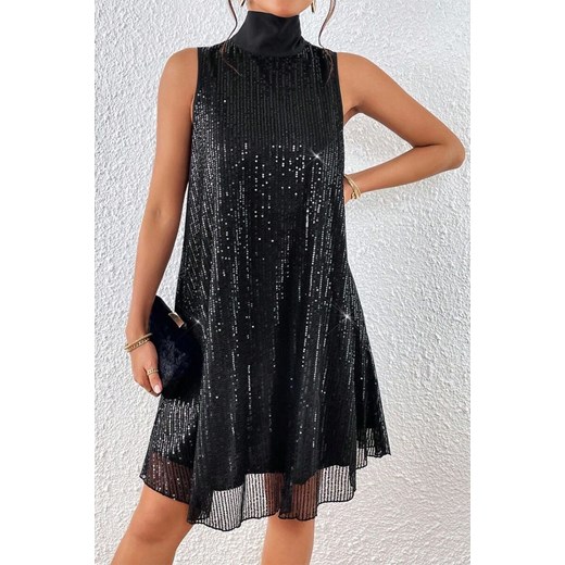 Sukienka FLOPESIMA BLACK ze sklepu Ivet Shop w kategorii Sukienki - zdjęcie 172630619