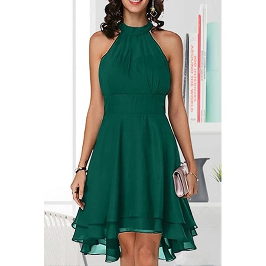 Sukienka KASANTA GREEN ze sklepu Ivet Shop w kategorii Sukienki - zdjęcie 172630629