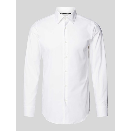 Koszula biznesowa o kroju slim fit z drobnego twillu z dodatkiem streczu ze sklepu Peek&Cloppenburg  w kategorii Koszule męskie - zdjęcie 172630935