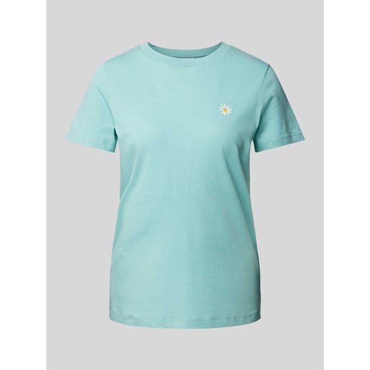 T-shirt z wyhaftowanym motywem model ‘CAMINO’ ze sklepu Peek&Cloppenburg  w kategorii Bluzki damskie - zdjęcie 172630957