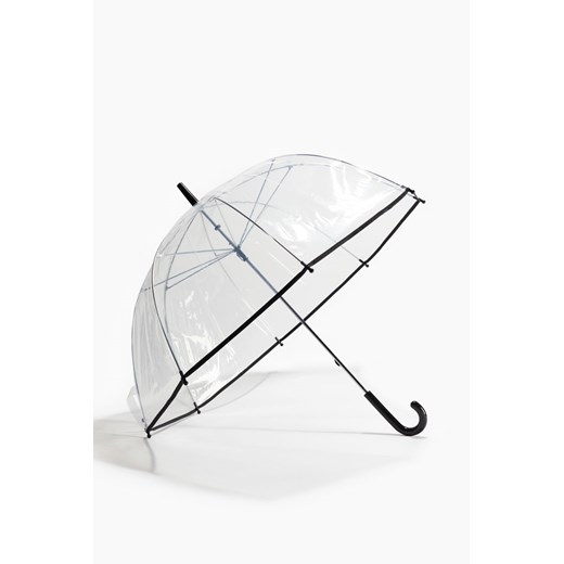 H & M - Przezroczysta parasolka - Czarny ze sklepu H&M w kategorii Parasole - zdjęcie 172631057