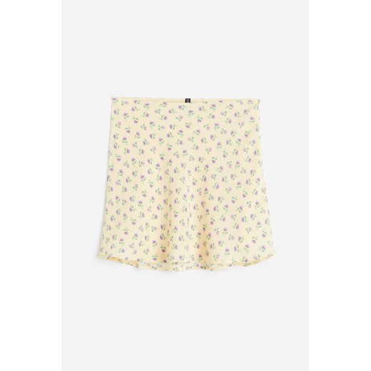 H & M - Wzorzysta spódnica trapezowa - Żółty ze sklepu H&M w kategorii Spódnice - zdjęcie 172631269
