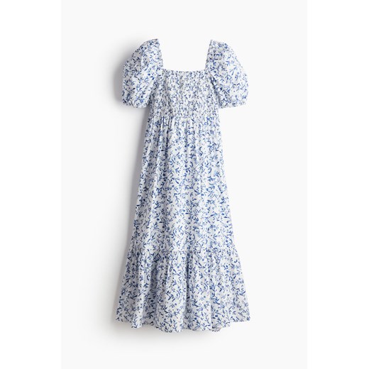 H & M - MAMA Popelinowa sukienka dla karmiącej - Niebieski H & M XL H&M