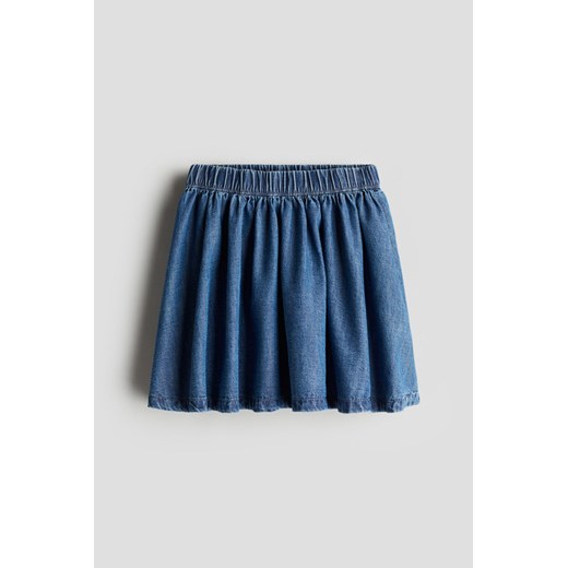 H & M - Rozszerzana spódnica dżinsowa - Niebieski H & M 134 (8-9Y) H&M
