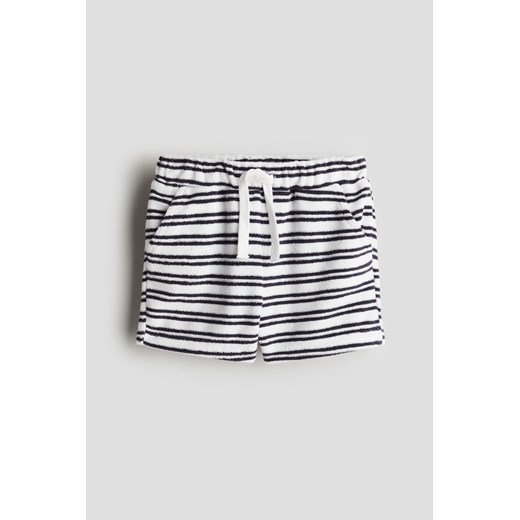 H & M - Bawełniane szorty - Biały ze sklepu H&M w kategorii Odzież dla niemowląt - zdjęcie 172631536