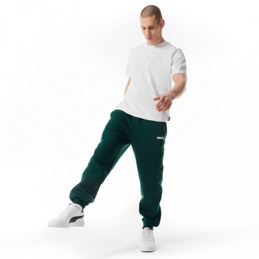 Męskie spodnie dresowe Prosto Digo - zielone M promocja Sportstylestory.com