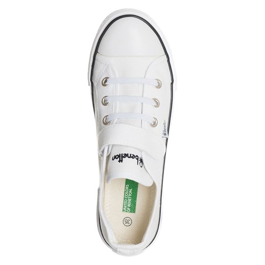 Benetton Sneakersy w kolorze białym 33 okazyjna cena Limango Polska