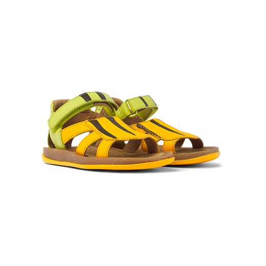 Camper Skórzane sandały w kolorze złoto-żółtym ze sklepu Limango Polska w kategorii Sandały dziecięce - zdjęcie 172637089