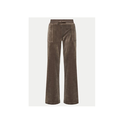 Juicy Couture Spodnie dresowe Layla JCSEBJ001G Brązowy Regular Fit ze sklepu MODIVO w kategorii Spodnie damskie - zdjęcie 172637375