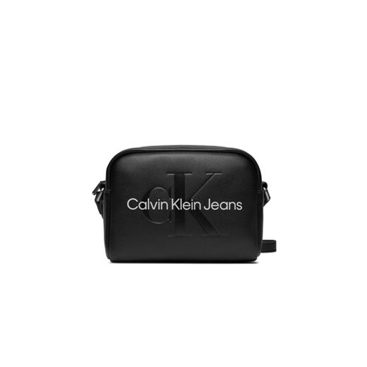 Calvin Klein Jeans Torebka Sculpted Camera Bag18 Mono K60K612220 Czarny ze sklepu MODIVO w kategorii Listonoszki - zdjęcie 172637389