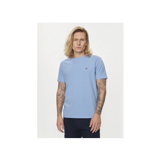 Napapijri T-Shirt Salis NP0A4H8D Błękitny Regular Fit Napapijri XL promocja MODIVO