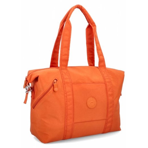 Duże Torebki Damskie XL Shopper Bag firmy Hernan Pomarańczowe (kolory) ze sklepu torbs.pl w kategorii Torby Shopper bag - zdjęcie 172638217