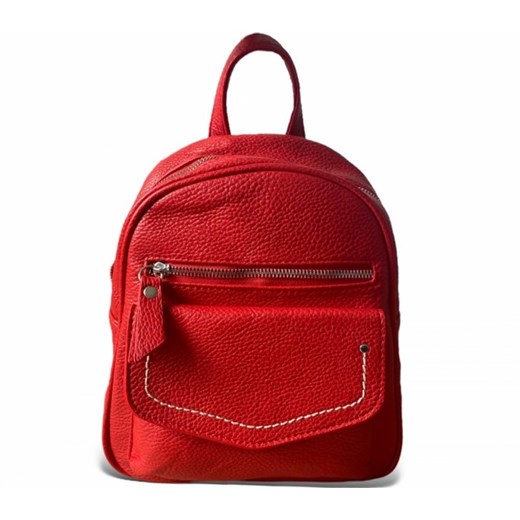 Uniwersalny Plecaczek Damski firmy Herisson Czerwony (kolory) ze sklepu torbs.pl w kategorii Plecaki - zdjęcie 172638225