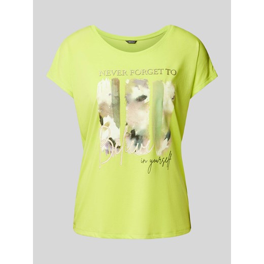 T-shirt z nadrukiem z motywem i napisem ze sklepu Peek&Cloppenburg  w kategorii Bluzki damskie - zdjęcie 172640915