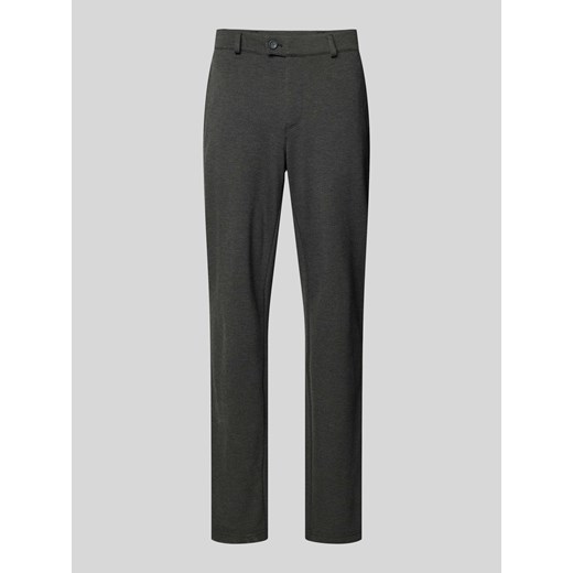 Spodnie materiałowe z efektem melanżu ze sklepu Peek&Cloppenburg  w kategorii Spodnie męskie - zdjęcie 172640938